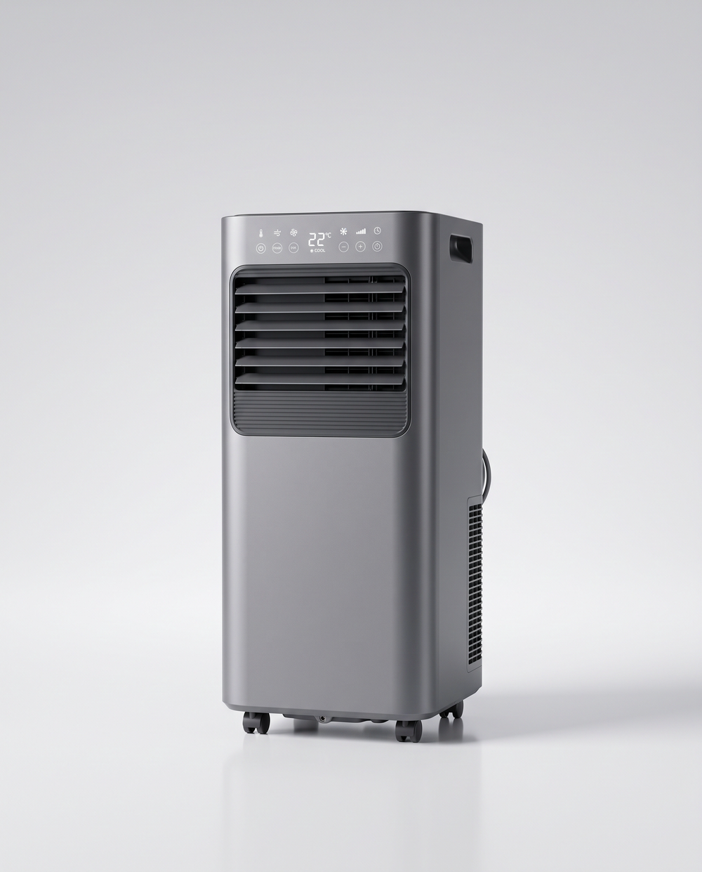 Arctik Air 10,000 BTU space-grey portable air conditioner
