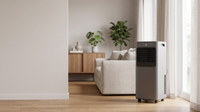 Arctik Air portable air conditioner in a modern UK living room